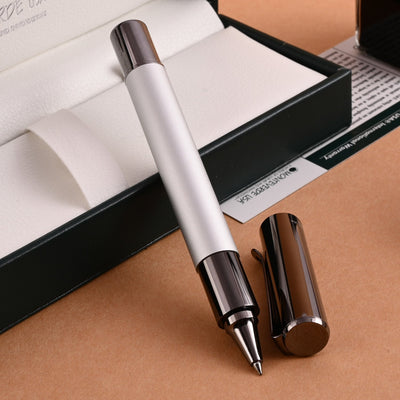 Monteverde Ritma Roller Ball Pen - Silver - penpencilink