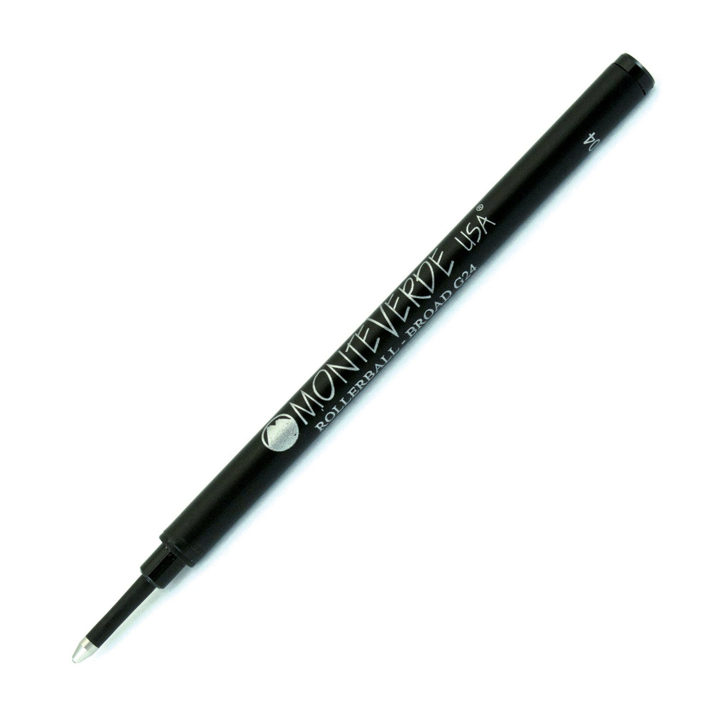 Monteverde Roller Ball Pen Refill - Broad - Black - Pack of 2 - penpencilink