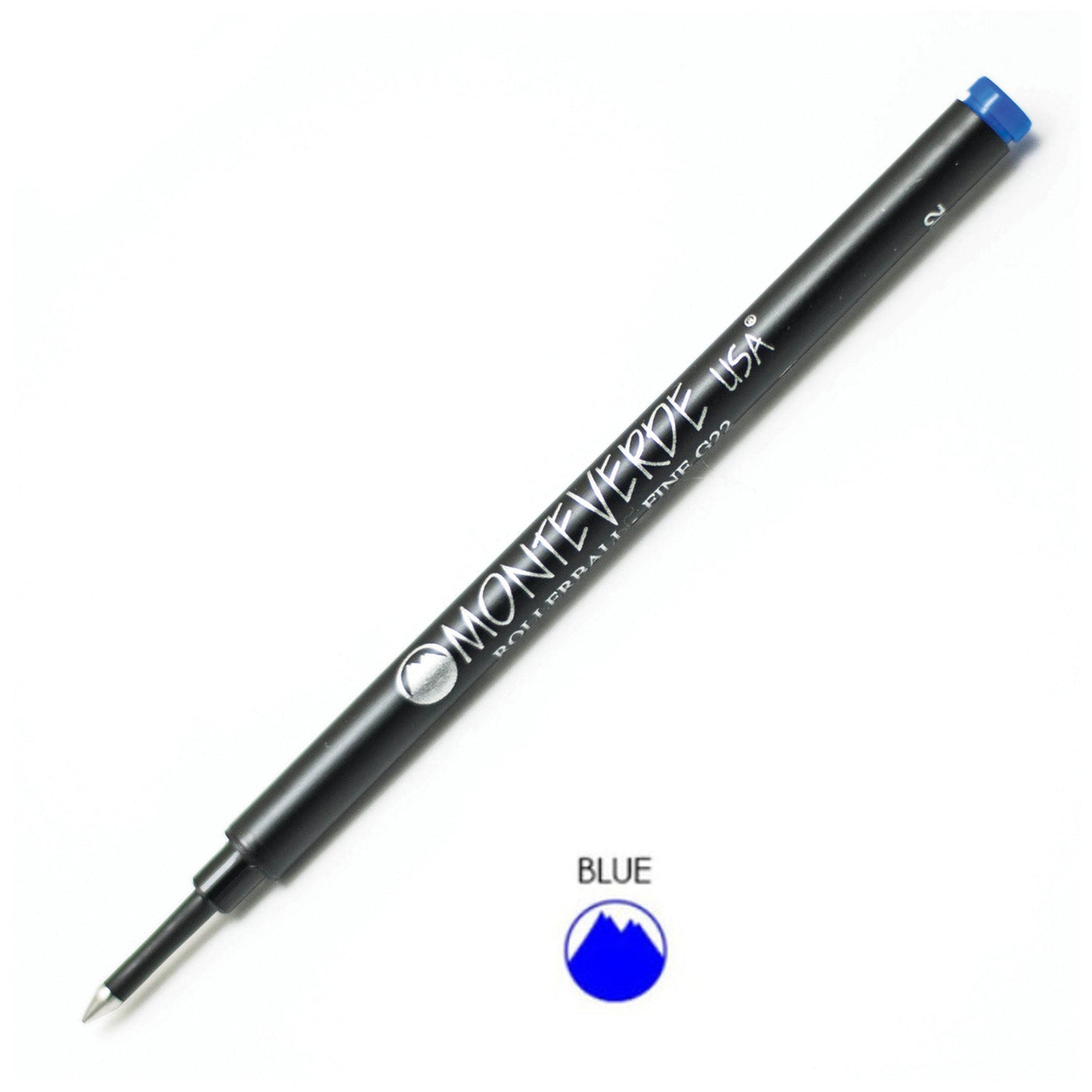 Monteverde Roller Ball Pen Refill - Fine - Blue - Pack of 2 - penpencilink