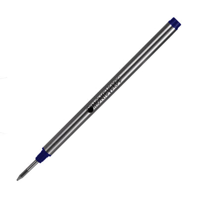 Monteverde Roller Ball Pen Refill for Montblanc - Fine - Blue Black - Pack of 2 - penpencilink