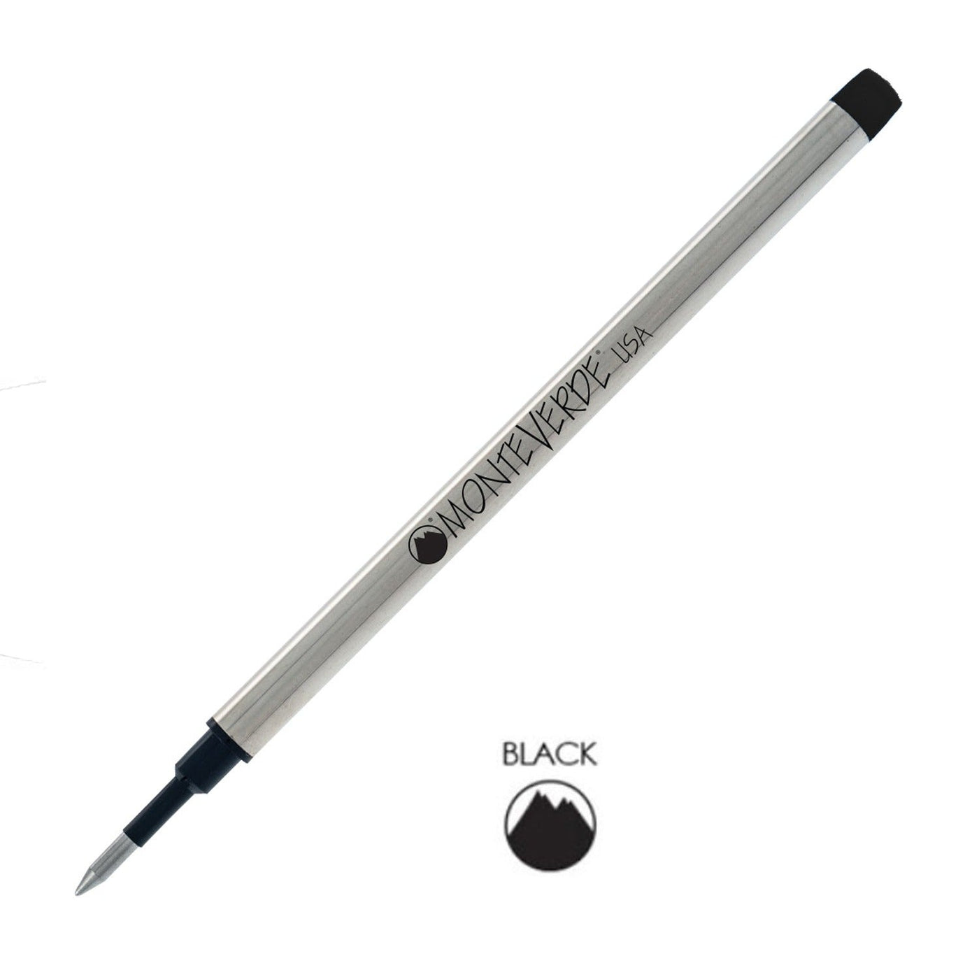 Monteverde Roller Ball Pen Refill for S.T. Dupont - Fine - Black - Pack of 2 - penpencilink