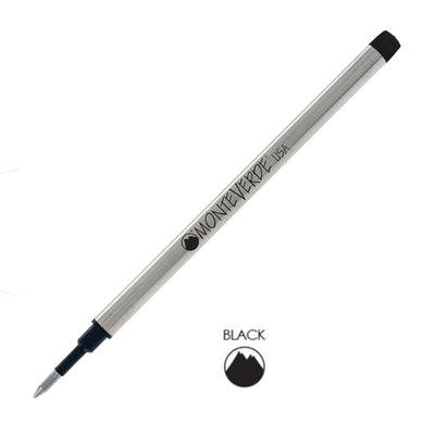 Monteverde Roller Ball Pen Refill for S.T. Dupont - Fine - Black - Pack of 2 - penpencilink
