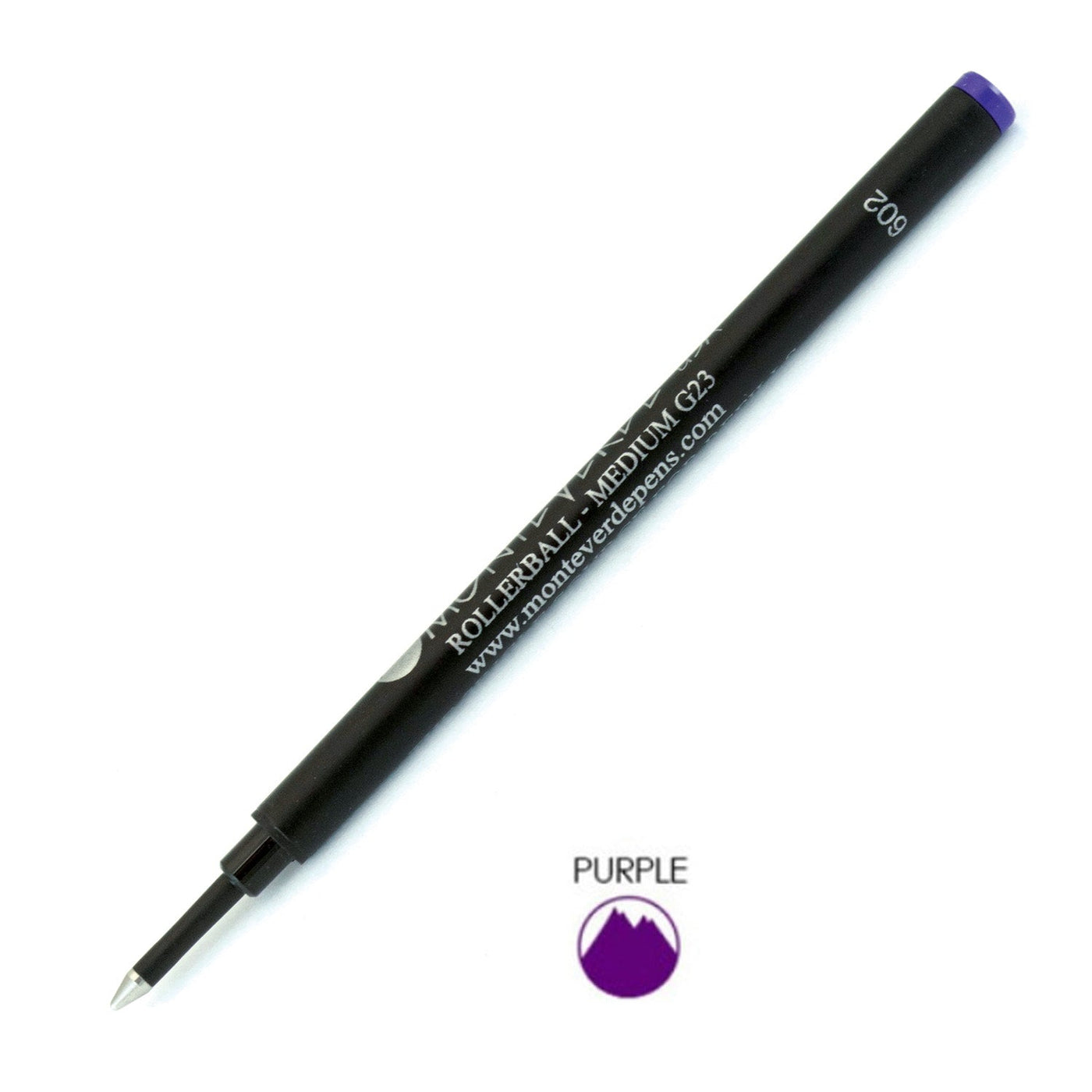 Monteverde Roller Ball Pen Refill - Medium - Purple - Pack of 2 - penpencilink