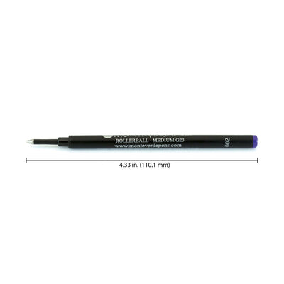 Monteverde Roller Ball Pen Refill - Medium - Purple - Pack of 2 - penpencilink