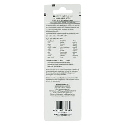 Monteverde Roller Ball Pen Refill - Medium - Purple - Pack of 2 - penpencilink