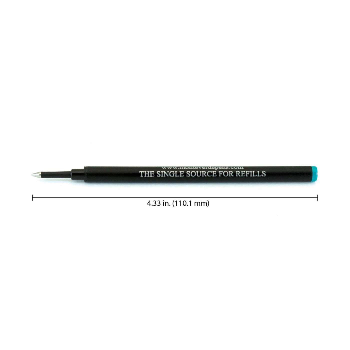 Monteverde Roller Ball Pen Refill - Medium - Turquoise - Pack of 2 - penpencilink