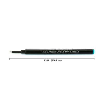 Monteverde Roller Ball Pen Refill - Medium - Turquoise - Pack of 2 - penpencilink