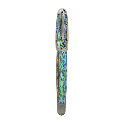 Monteverde Super Mega Abalone 14K Gold Fountain Pen - Gunmetal (Limited Edition) - penpencilink