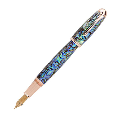 Monteverde Super Mega Abalone 14K Gold Fountain Pen - Rosegold (Limited Edition) - penpencilink
