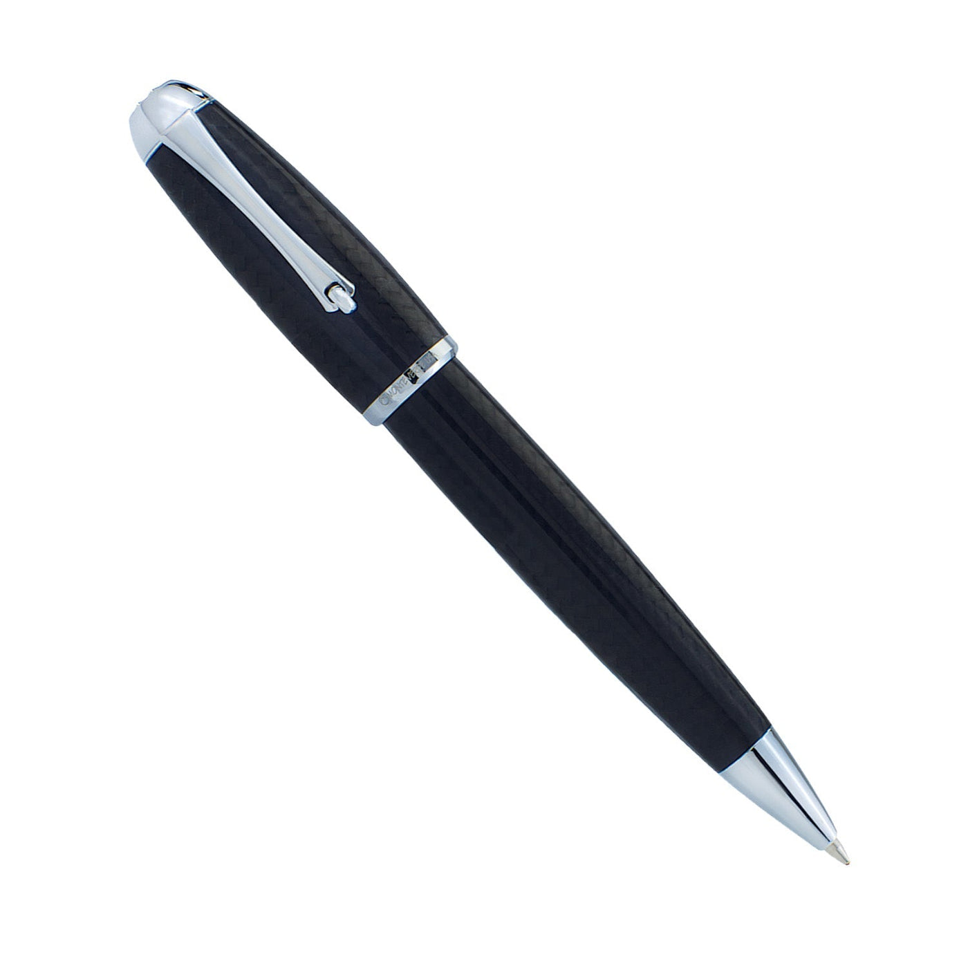Monteverde Super Mega Carbon Fibre Ball Pen - Black CT - penpencilink