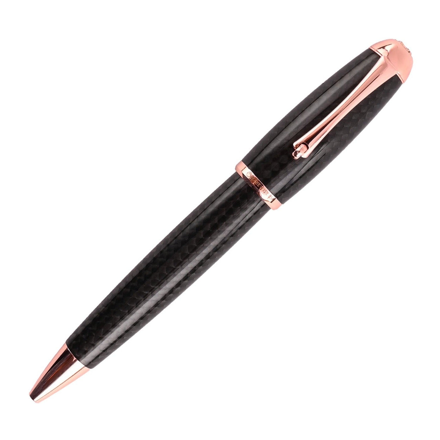 Monteverde Super Mega Carbon Fibre Ball Pen - Black RGT - penpencilink