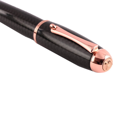 Monteverde Super Mega Carbon Fibre Ball Pen - Black RGT - penpencilink