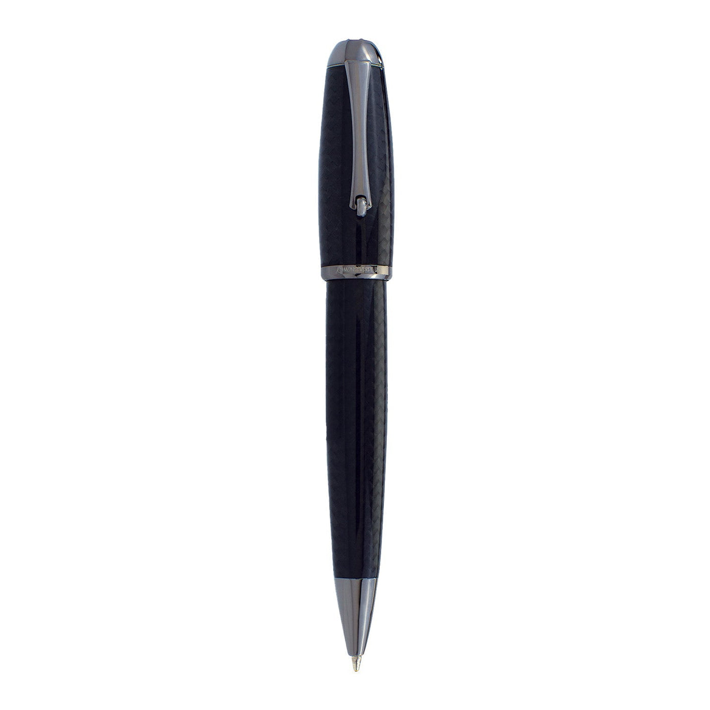 Monteverde Super Mega Carbon Fibre Ball Pen - Black RT - penpencilink