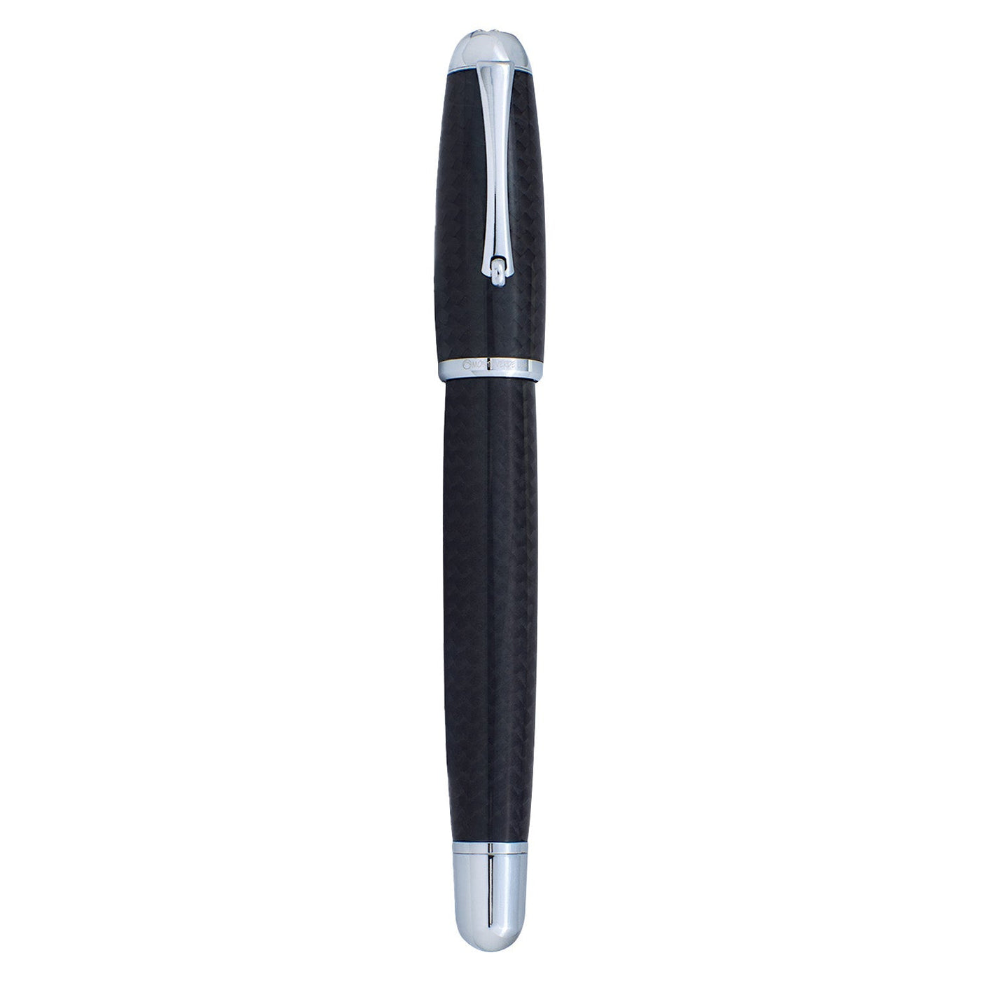 Monteverde Super Mega Carbon Fibre Fountain Pen - Black CT - penpencilink