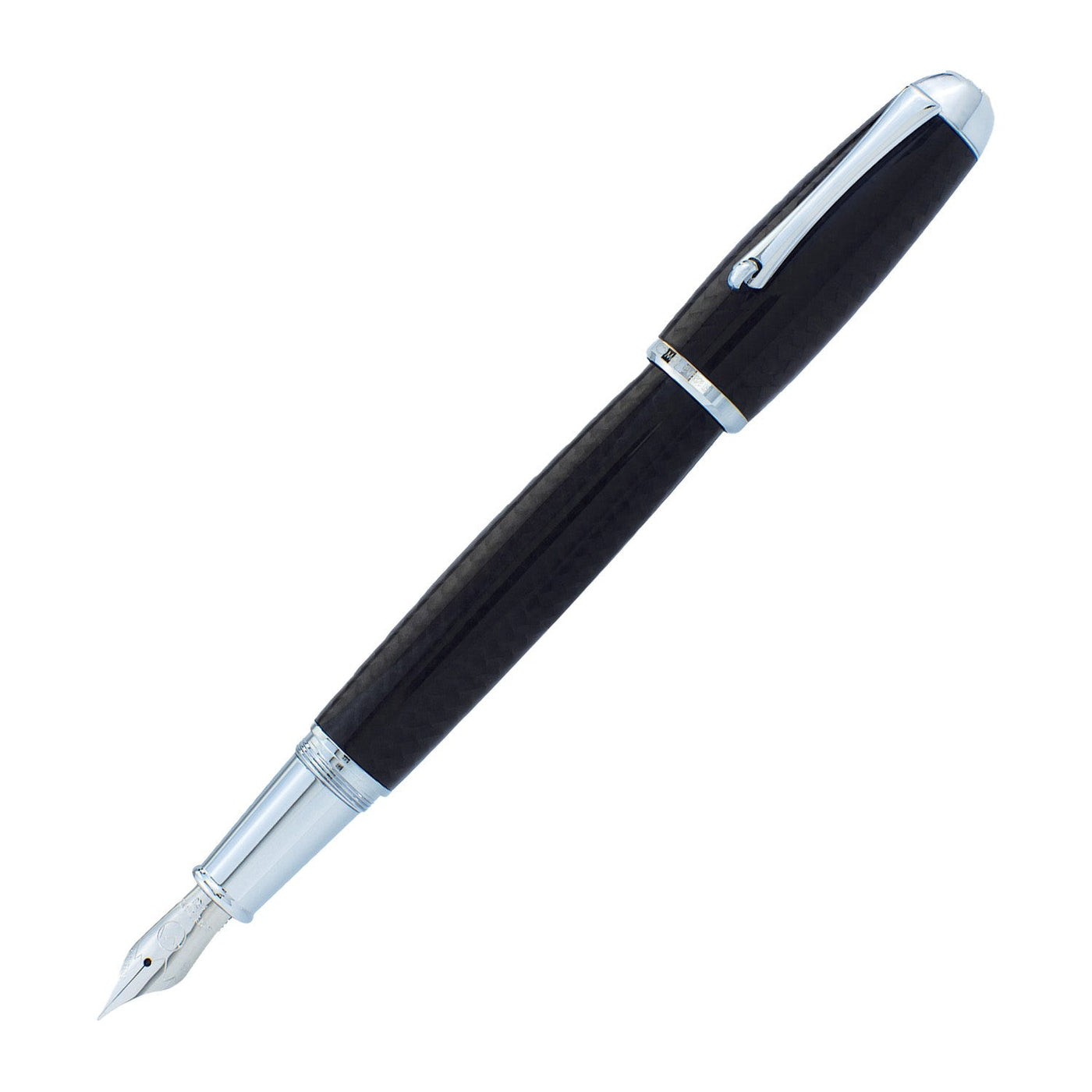 Monteverde Super Mega Carbon Fibre Fountain Pen - Black CT - penpencilink