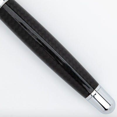 Monteverde Super Mega Carbon Fibre Fountain Pen - Black CT - penpencilink
