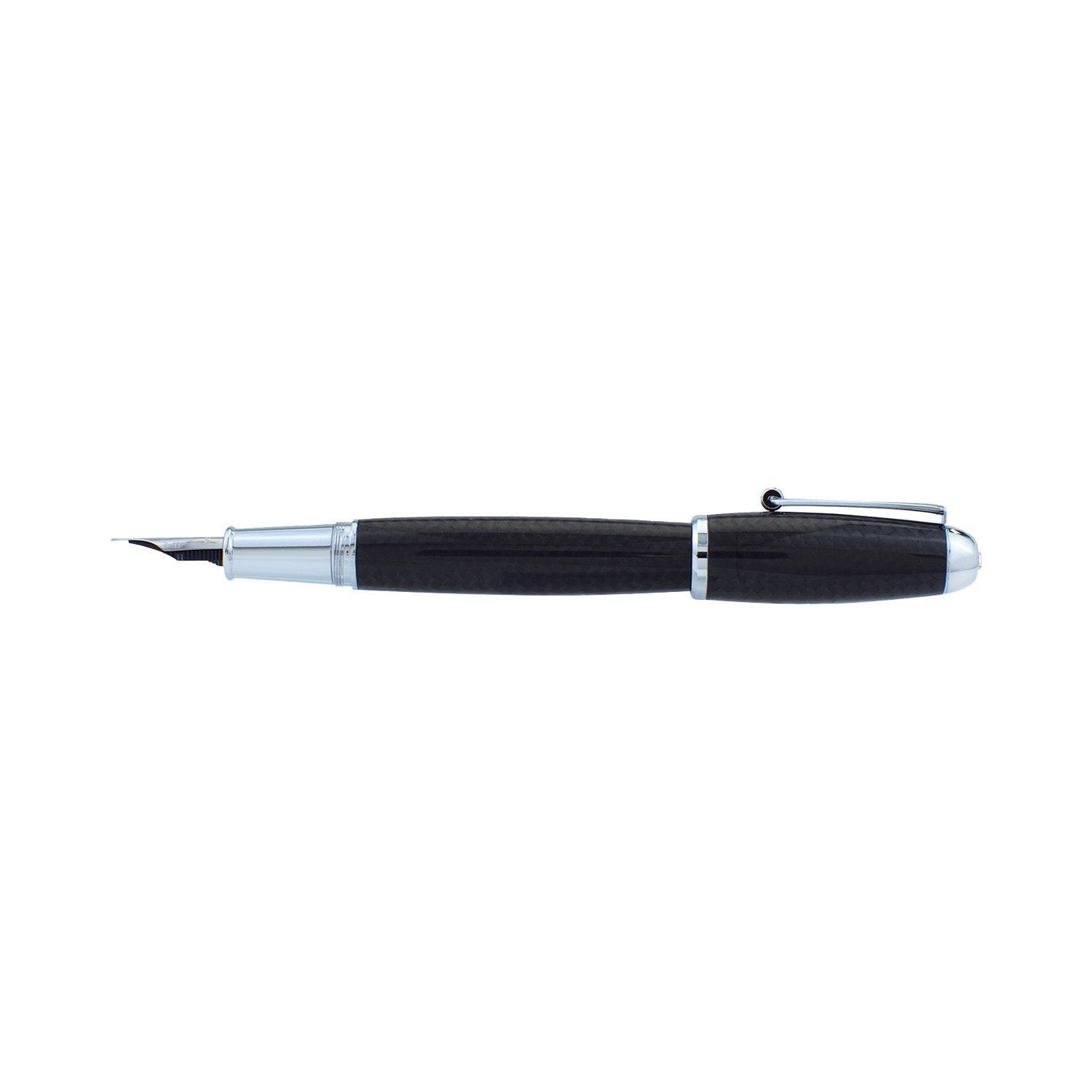 Monteverde Super Mega Carbon Fibre Fountain Pen - Black CT - penpencilink