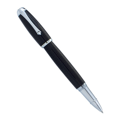 Monteverde Super Mega Carbon Fibre Roller Ball Pen - Black CT - penpencilink