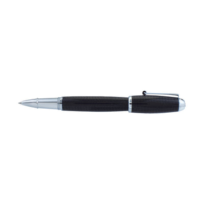 Monteverde Super Mega Carbon Fibre Roller Ball Pen - Black CT - penpencilink