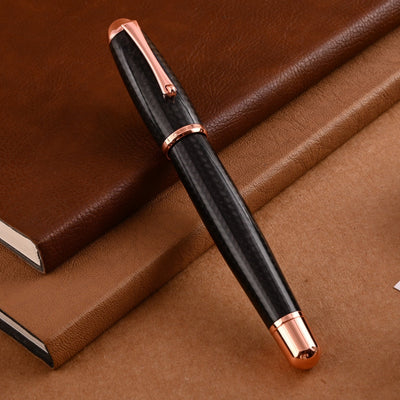 Monteverde Super Mega Carbon Fibre Roller Ball Pen - Black RGT - penpencilink