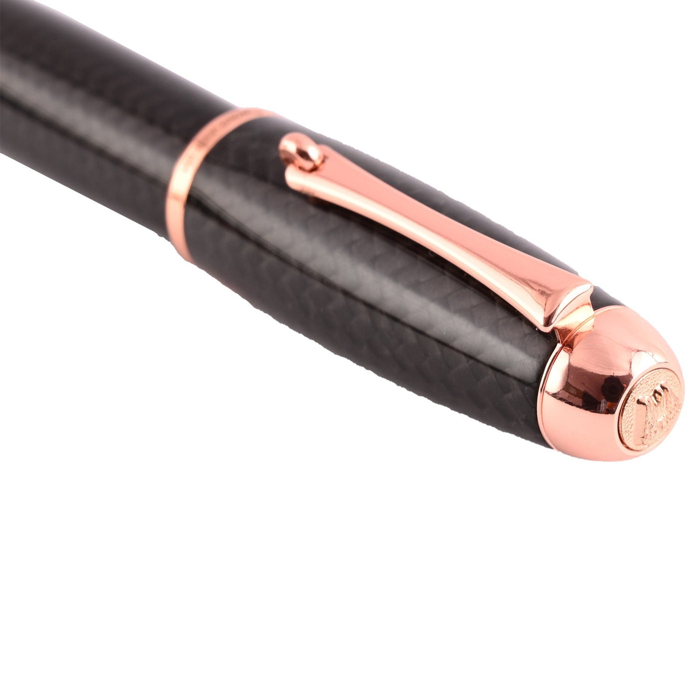 Monteverde Super Mega Carbon Fibre Roller Ball Pen - Black RGT - penpencilink