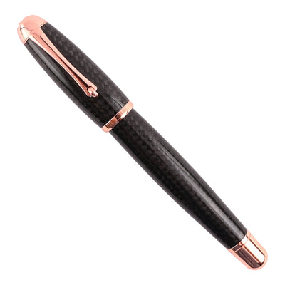 Monteverde Super Mega Carbon Fibre Roller Ball Pen - Black RGT - penpencilink