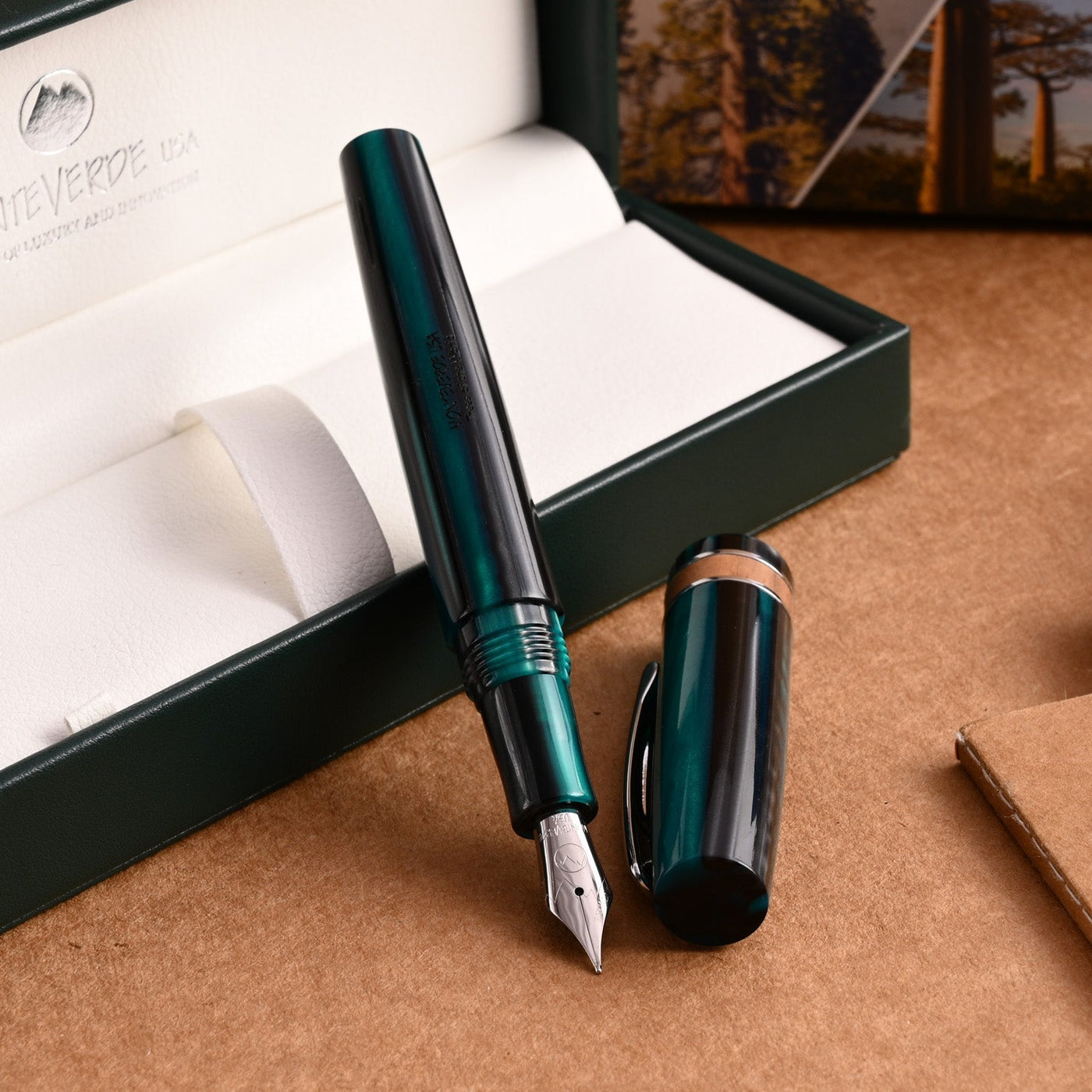 Monteverde Trees of the World Fountain Pen - Giant Sequoia CT - penpencilink