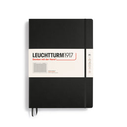 LEUCHTTURM1917 SQUARED NOTEBOOK- Master Classic A4+(235 pages) - BLACK