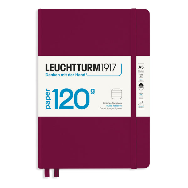 LEUCHTTURM1917 RULED NOTEBOOK EDITION 120 A5(203 Pages)-PORT RED
