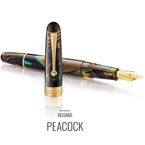 Penlux | Fountain Pen | Delgado Peacock