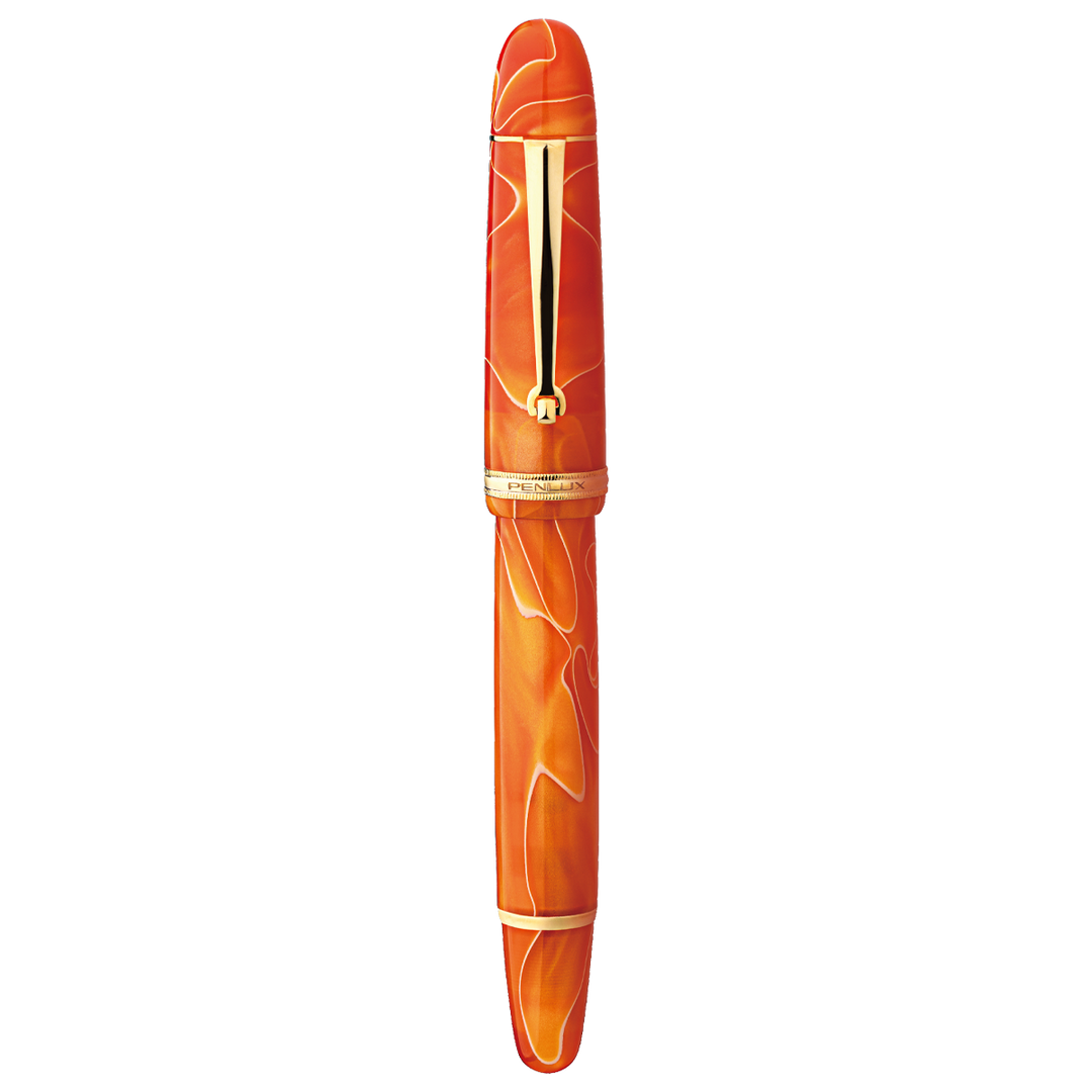 Penlux | Fountain Pen | Grande | Orange Swirl