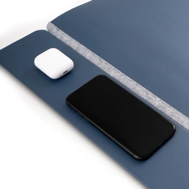 Pininfarina Deskpro Desk Pad – Blue - penpencilink