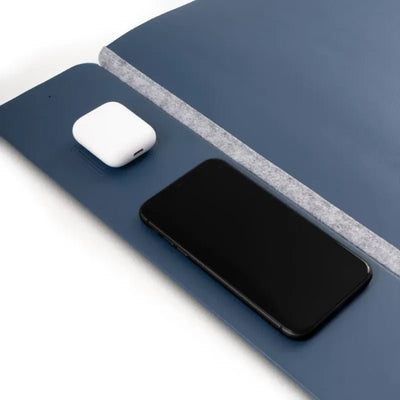 Pininfarina Deskpro Desk Pad – Blue - penpencilink