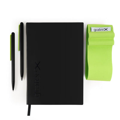Pininfarina Grafeex Writing Pencil & Ballpoint Set with Stone Paper Notebook – Green - penpencilink