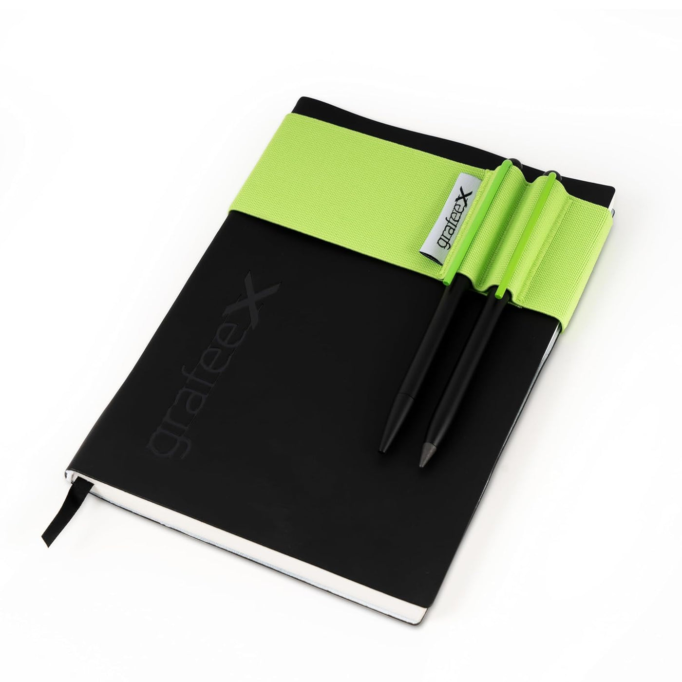 Pininfarina Grafeex Writing Pencil & Ballpoint Set with Stone Paper Notebook – Green - penpencilink