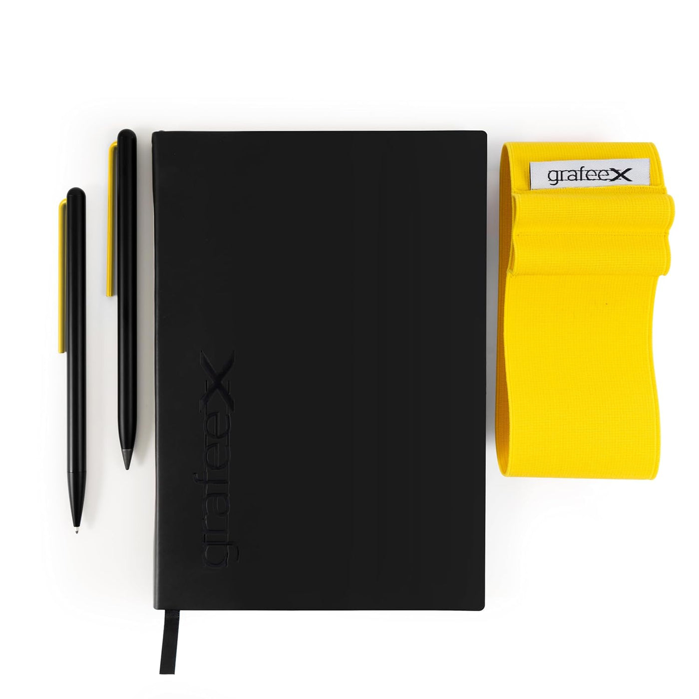 Pininfarina Grafeex Writing Pencil & Ballpoint Set with Stone Paper Notebook – Yellow - penpencilink