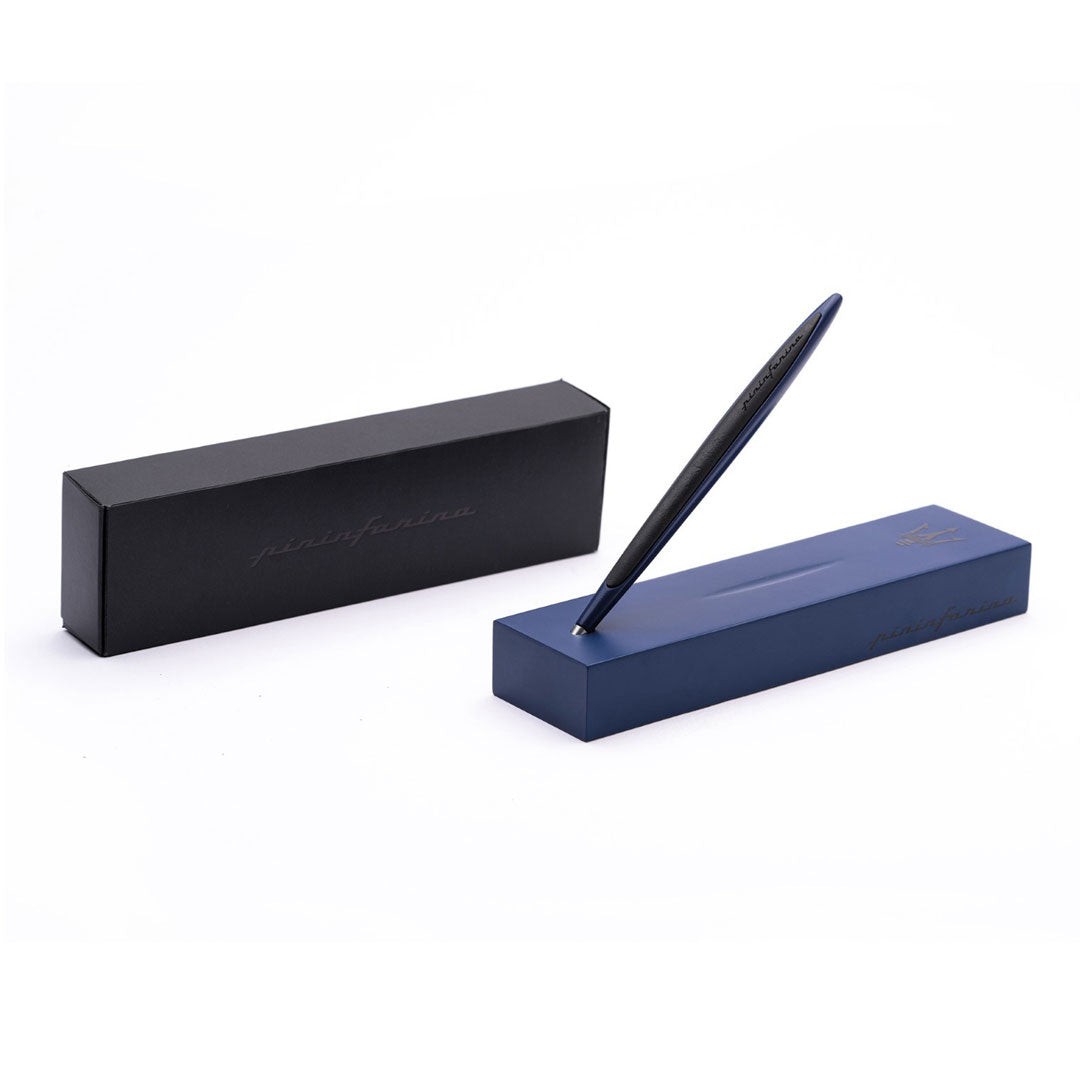 Pininfarina | Cambiano Maserati Special Edition Ballpoint | Blue | Wooden Display Base