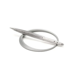 Pininfarina Space Transition Ballpoint Pen with Aluminium Desk Stand – Grey