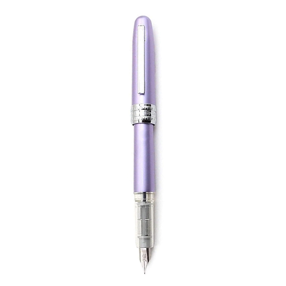 Platinum | Fountain Pen | Plaisir | Stainless Steel | Violet Barrel