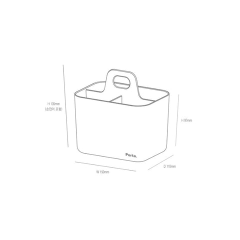 Litem | Portable Organizer Porta Vita | Ivory