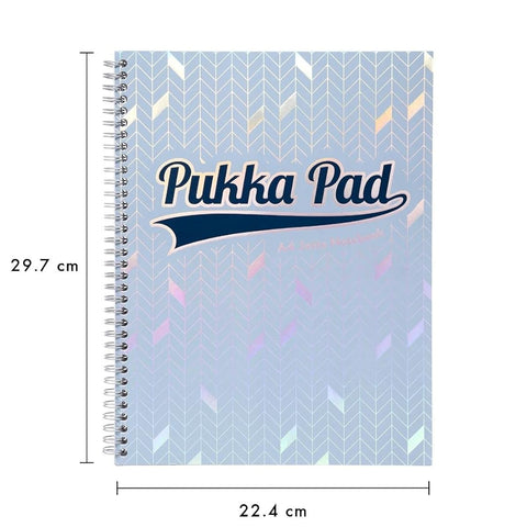 Pukka Pad | A4 | Glee Series | Ruled | Light Blue | Pack of 3
