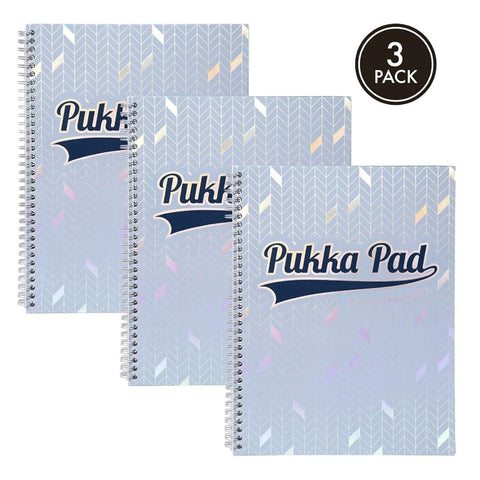 Pukka Pad | A4 | Glee Series | Ruled | Light Blue | Pack of 3
