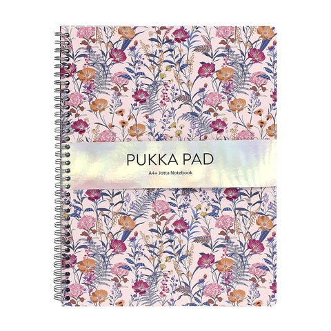 Pukka Pad | A4 | Jotta Notebook | Ruled | Cream Floral