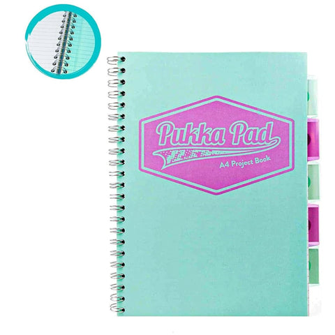 Pukka Pad | A4 | Project Book | Pastel Mint