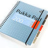 Pukka Pad | A4 | Spiral Bound Notebook | Ruled | Metallic Blue