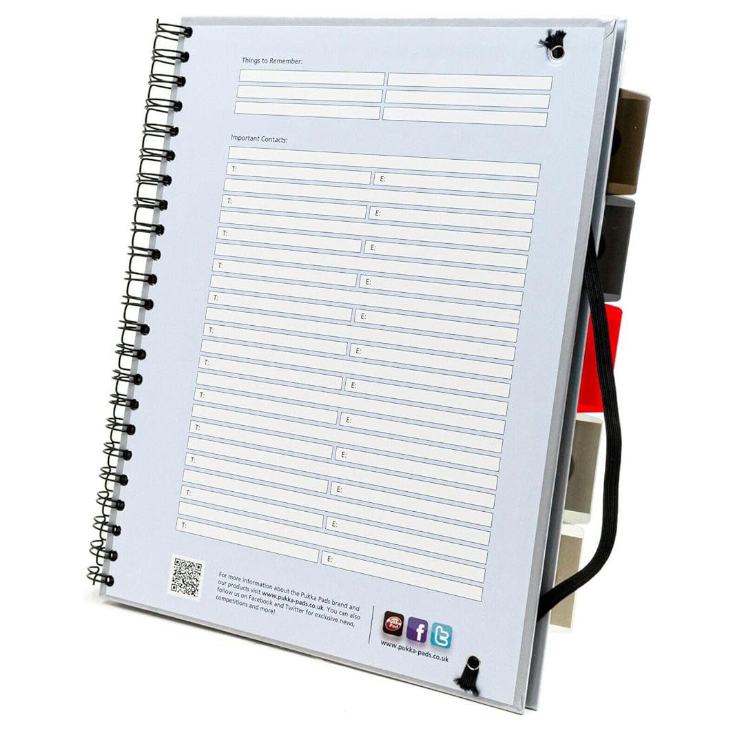 Pukka Pad | A4 | Spiral Bound Notebook | Ruled | Metallic Pink