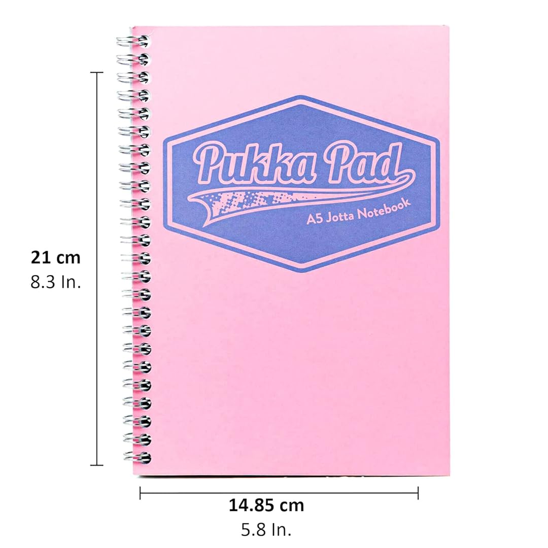Pukka Pad | A5 | Patel Jotta Notepad | Pastel Pink