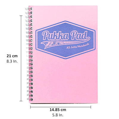 Pukka Pad | A5 | Patel Jotta Notepad | Pastel Pink