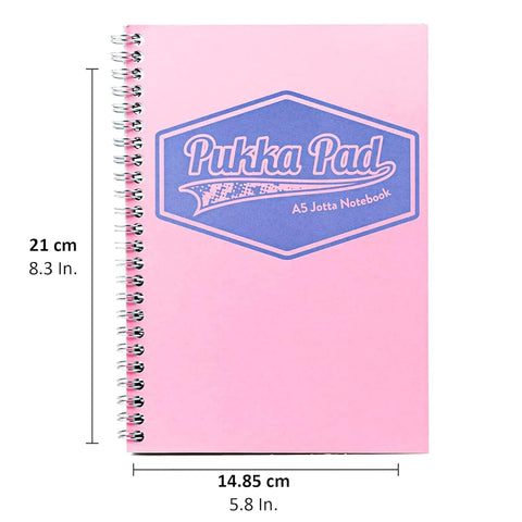 Pukka Pad | A5 | Patel Jotta Notepad | Pastel Pink