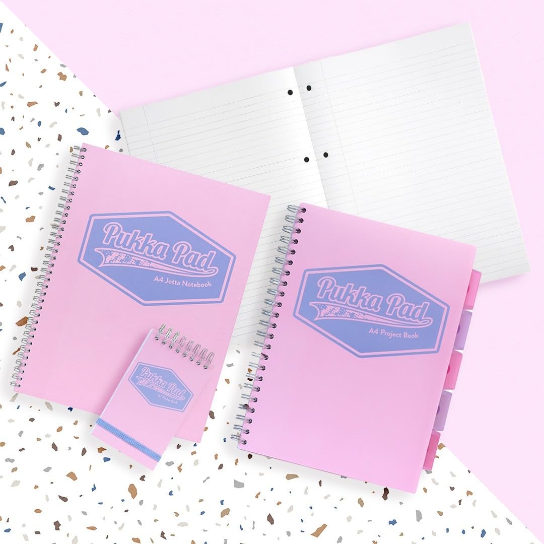 Pukka Pad | A5 | Patel Jotta Notepad | Pastel Pink